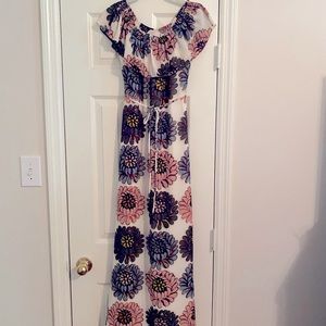 LOFT off the shoulders maxi dress - Size 2